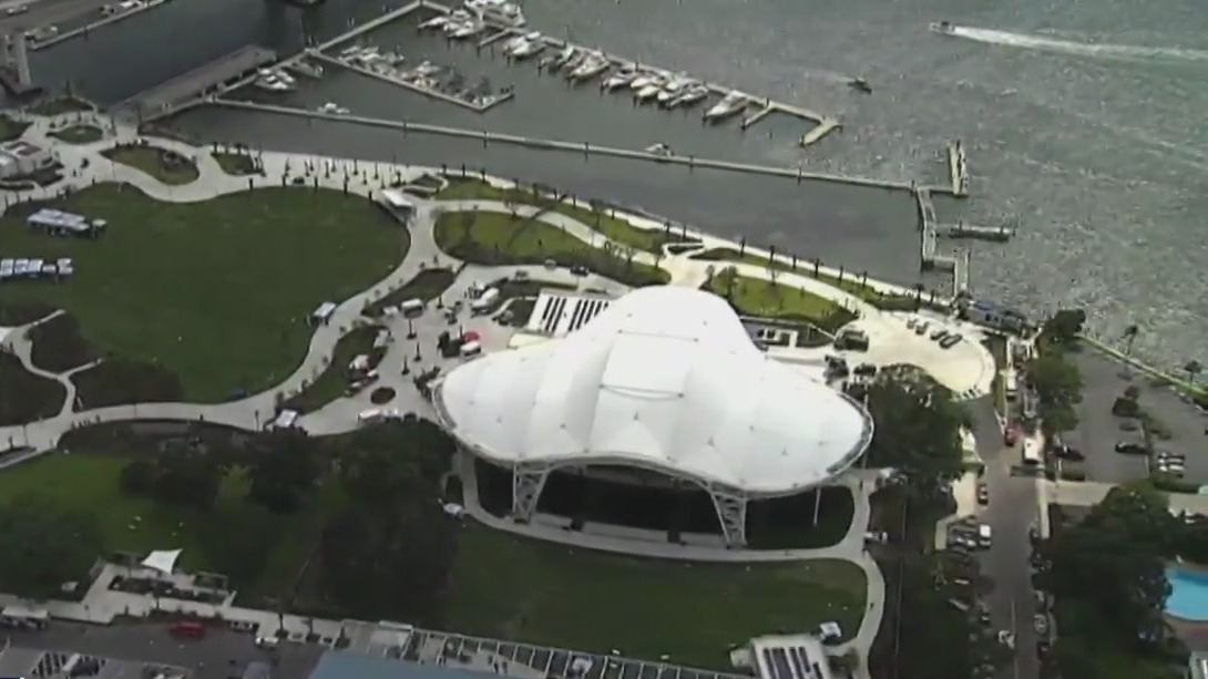 Coachman Park opens with first concert